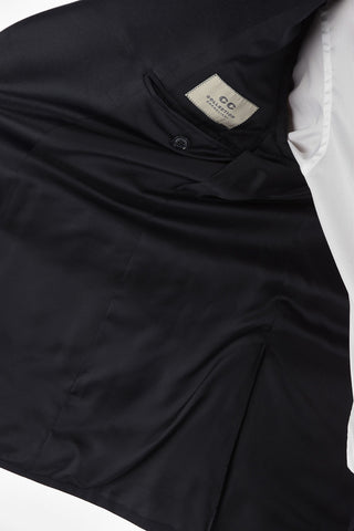 CC COLLECTION Satin Peak Lapel CERIM.RIGHT Virgin Wool Suit