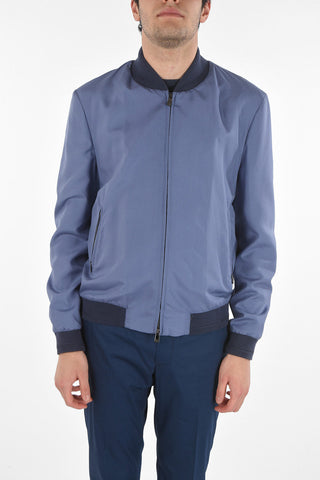 ID Front Zipped IDENTITY Silk Bomber Jacket