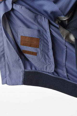 ID Front Zipped IDENTITY Silk Bomber Jacket