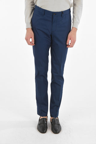 ID Pantaloni Chino IDENTITY in Cotone e Seta 