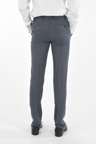 CC COLLECTION Virgin Wool RETAILORED Suit with Basket Weave Pattern