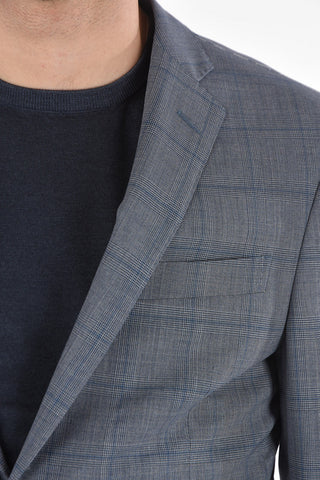 District Check ACADEMY Virgin Wool Suit