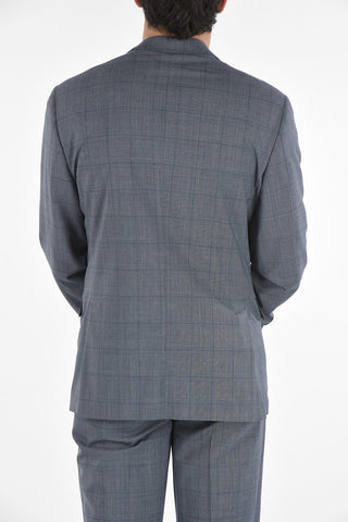 District Check ACADEMY Virgin Wool Suit