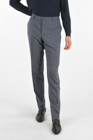 District Check ACADEMY Virgin Wool Suit