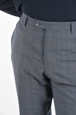 District Check ACADEMY Virgin Wool Suit