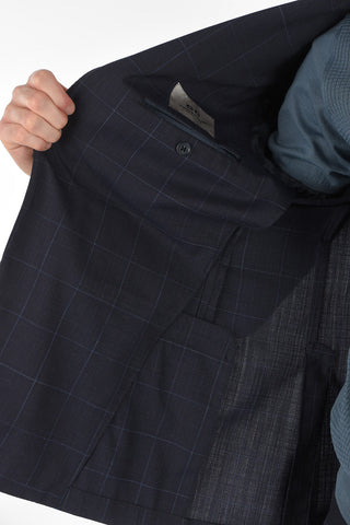 CC COLLECTION Windowpane Check RIGHT Suit