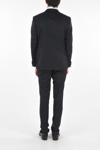 CC COLLECTION Satin Peak Lapel CERIM.RIGHT Virgin Wool Suit
