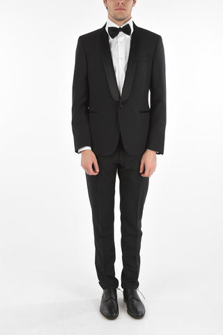 CC COLLECTION Satin Shawl Lapel CERIMONIA SLIM Suit