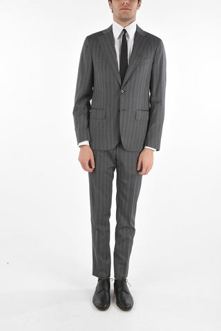 CC COLLECTION Virgin Wool RETAILORED Lined Suit