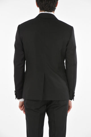 Virgin Wool CERIMONY ACADEMY 3-piece Suit with Shawl Lapel