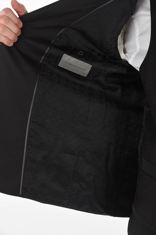 Virgin Wool CERIMONY ACADEMY 3-piece Suit with Shawl Lapel