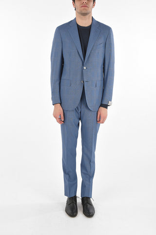 District Check SARTORIA Virgin Wool Suit