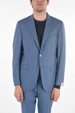 District Check SARTORIA Virgin Wool Suit