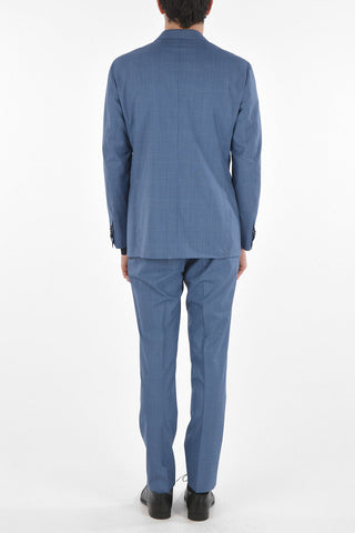 District Check SARTORIA Virgin Wool Suit
