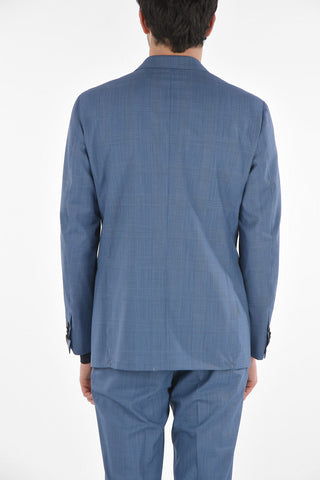 District Check SARTORIA Virgin Wool Suit
