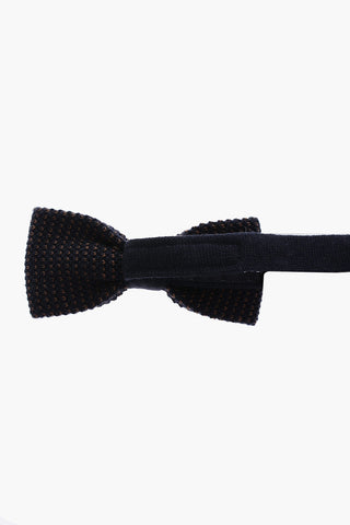 silk and cashmere bow tie