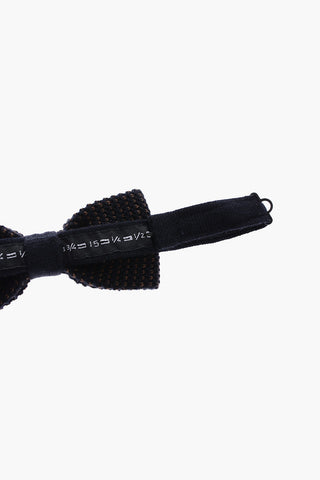 silk and cashmere bow tie