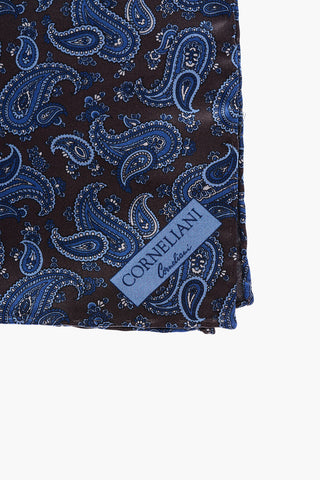 paisley patterned Silk pocket handkerchief