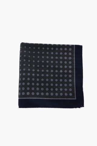 Herringbone and Polka Dots pocket handkerchief 