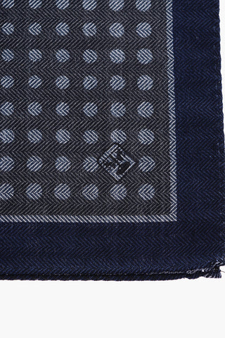 Herringbone and Polka Dots pocket handkerchief 
