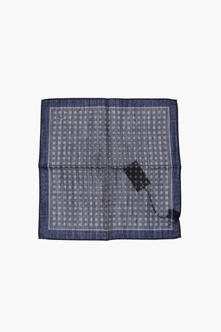 Herringbone and Polka Dots pocket handkerchief 