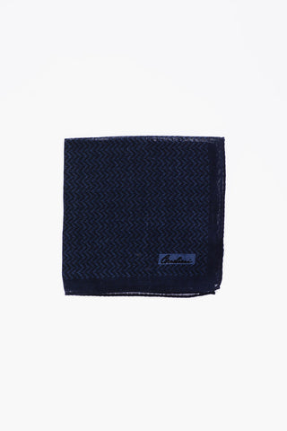 Wool and silk pocket handkerchief