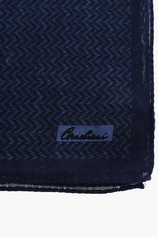 Wool and silk pocket handkerchief