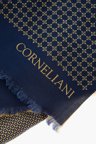 Foulard doppia fantasia in seta