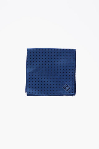 polka dots silk pocket handkerchief