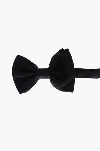 solid color silk bow tie