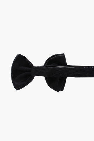 solid color silk bow tie