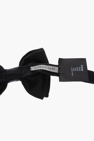 solid color silk bow tie