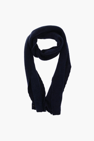 ID solid color wool scarf