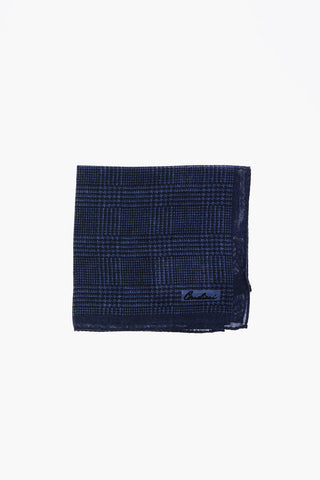 District Check patterned pocket handkerchief 