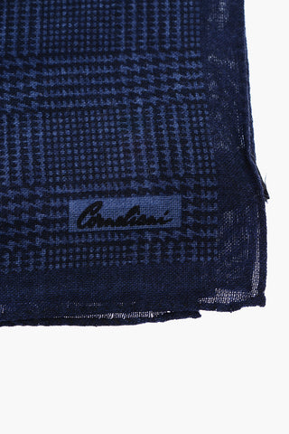 District Check patterned pocket handkerchief 