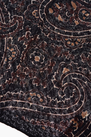 CC COLLECTION Foulard a fantasia paisley in Lana