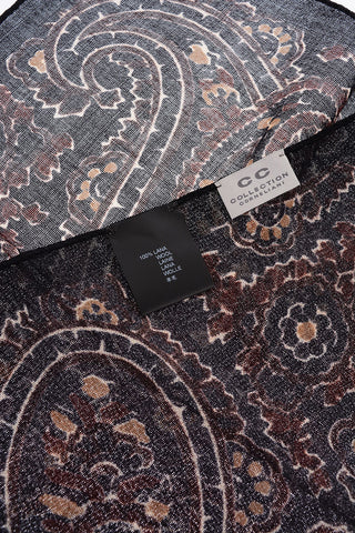 CC COLLECTION Foulard a fantasia paisley in Lana