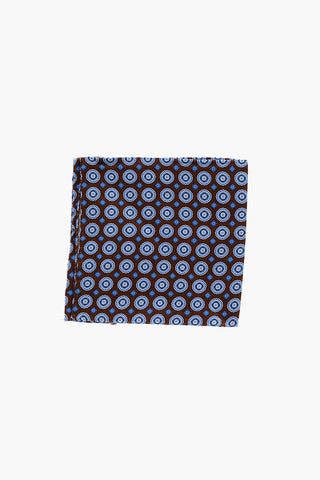suzani patterned silk pocket square