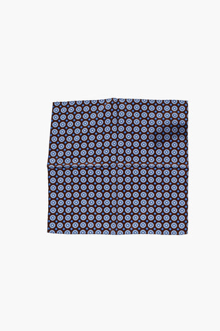 suzani patterned silk pocket square
