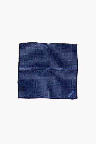 patterned silk pocket square