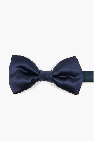 silk self bow tie