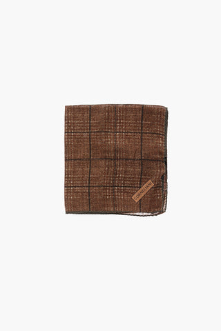 Windowpane pocket handkerchief