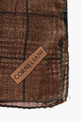 Windowpane pocket handkerchief