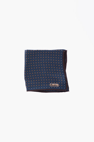 Two-tone silk pocket handkerchief