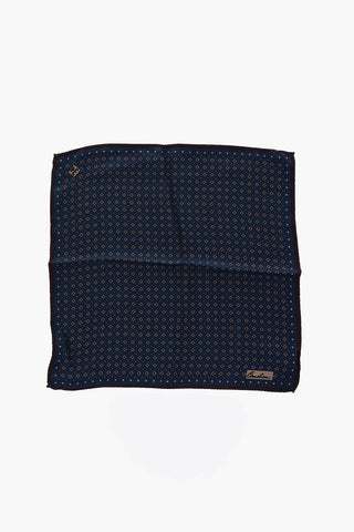 Two-tone silk pocket handkerchief