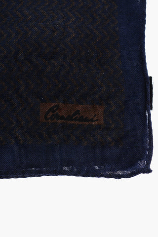 Wool and silk pocket handkerchief