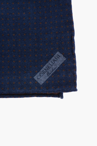 Polka Dots Wool pocket handkerchief