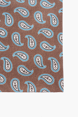 paisley patterned pocket square