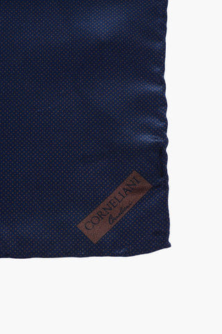 micro polka dots silk pocket handkerchief