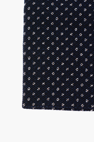 Wool and silk pocket handkerchief